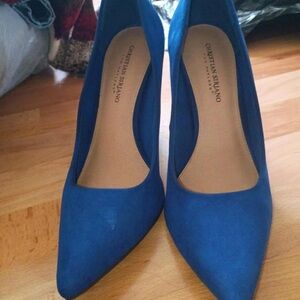 Christian Siriano Vibrant Blue Stilettos